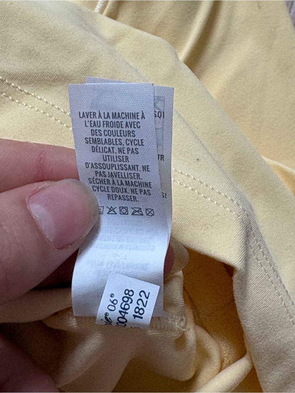 OFFLINE by Aerie Real Me Xtra Women’s Short Sleeve T Shirt in Yellow Notes - Picture 12 of 12